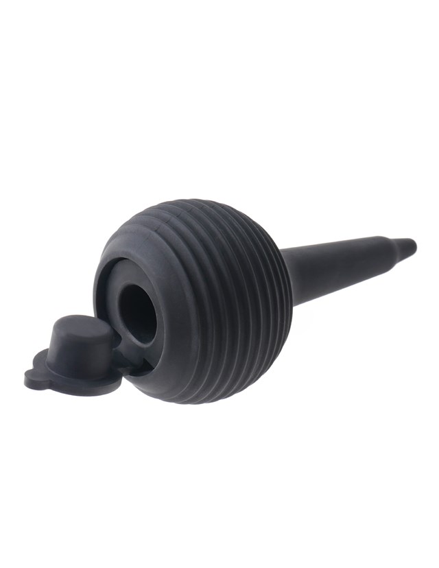 Squirting Dildo with Balls 25 cm - Flesh