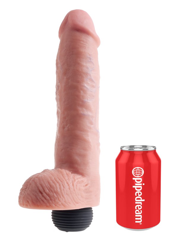 King Cock Squirting with Balls  27cm - Flesh