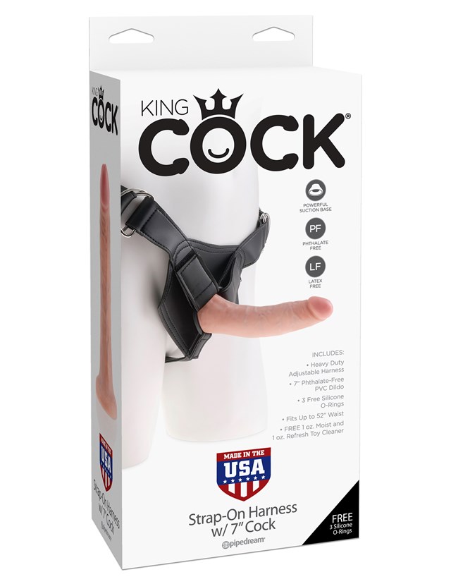 Strap-on Harness with 17.8 cm Cock