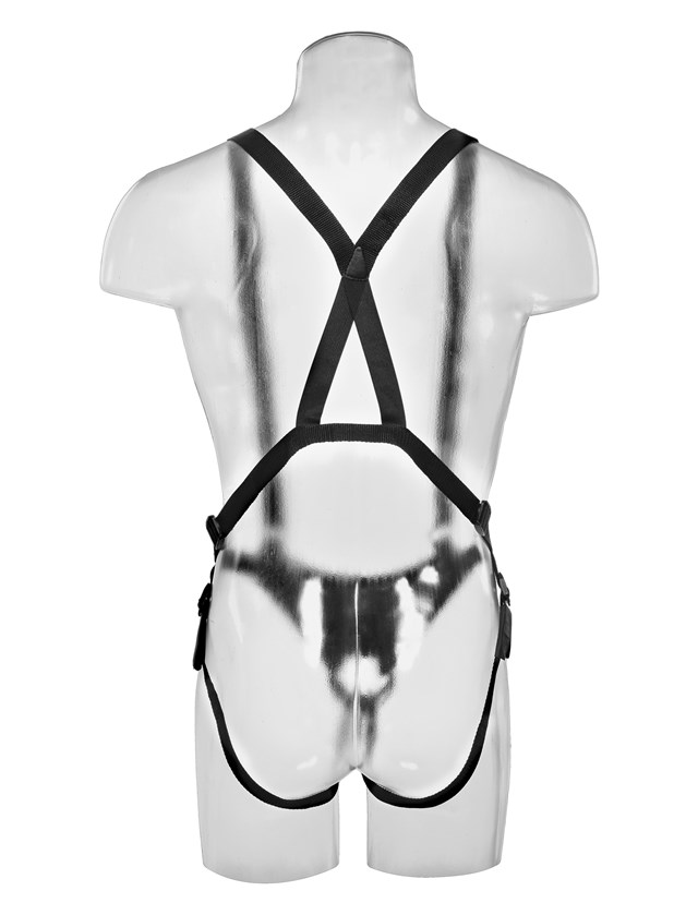 Hollow Strap-On Suspender System 27 cm - Flesh
