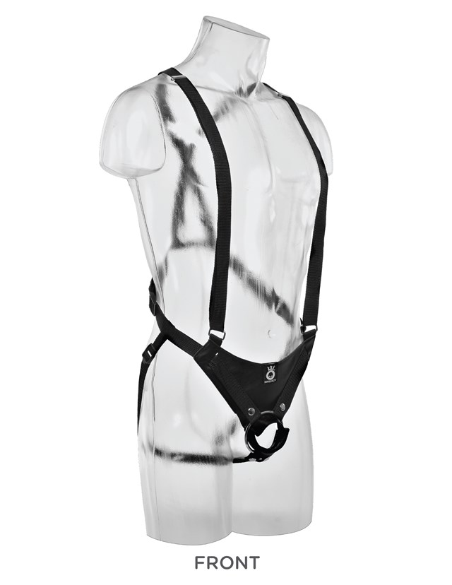 Two Cocks One Hole Strap-On System 28 cm - Flesh