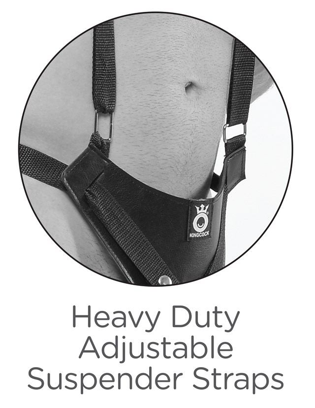 Two Cocks One Hole Strap-On System 28 cm - Flesh