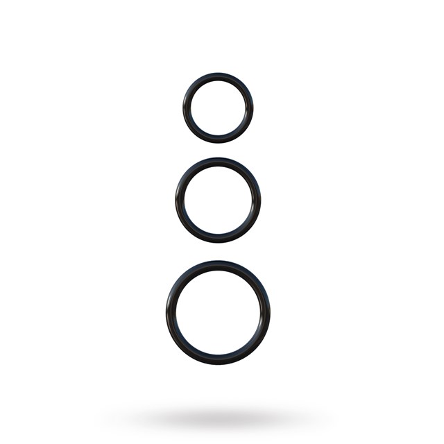 Silicone 3-Ring Stamina Set