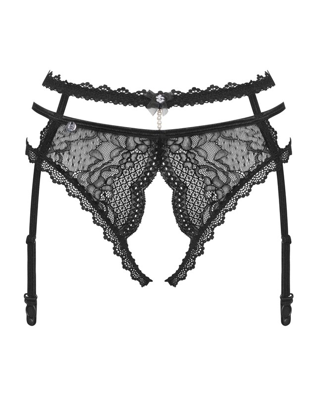 PEARLOVE - CROTCHLESS GARTER BELT