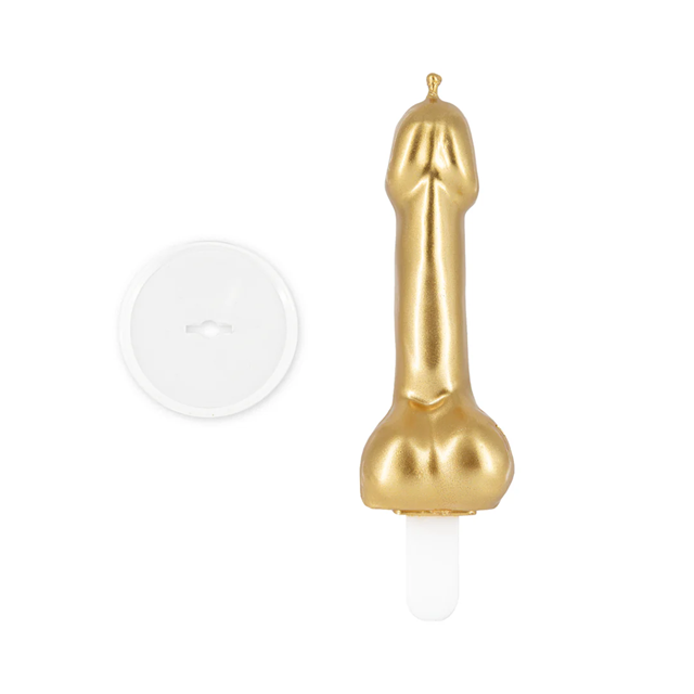 Penis Candle Gold 9,8 cm