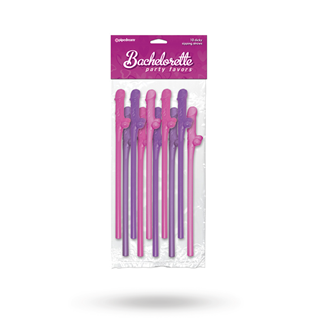 Bachelorette Party Favors Dicky Sipping Straws Pin