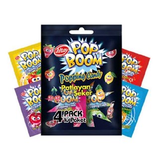 Pop Boom Rocks – 4-pack Forskjellige Smaker