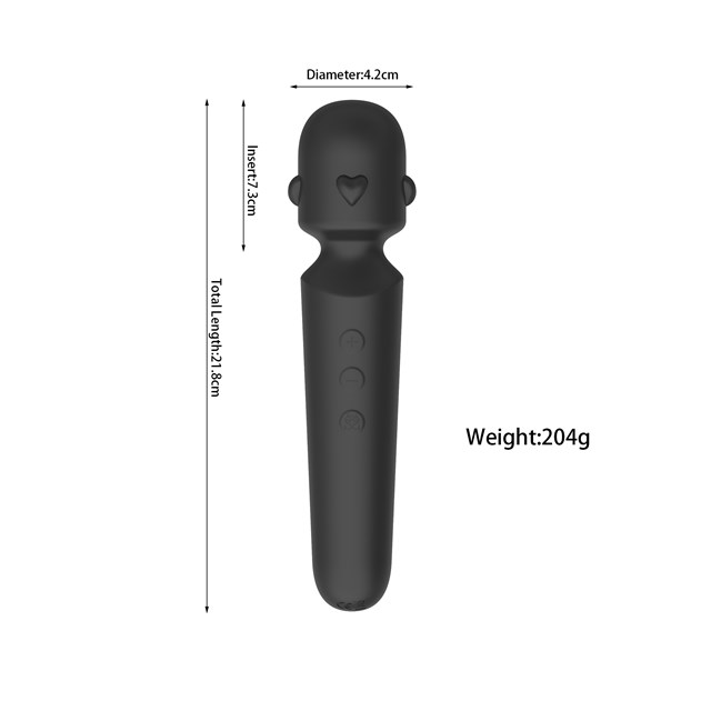 Powerful Massager Wand Black