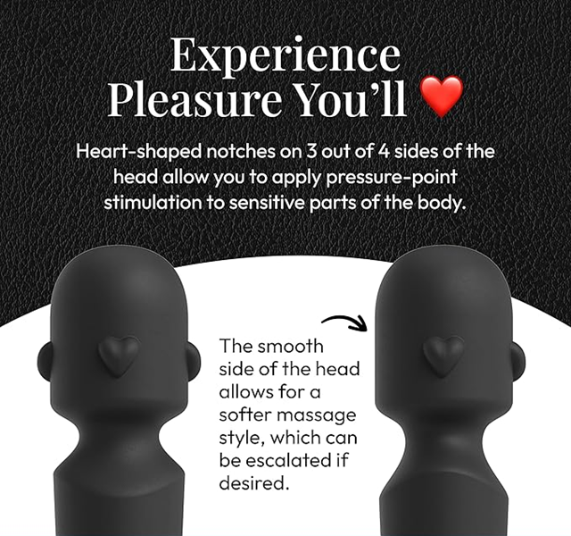 Powerful Massager Wand Black