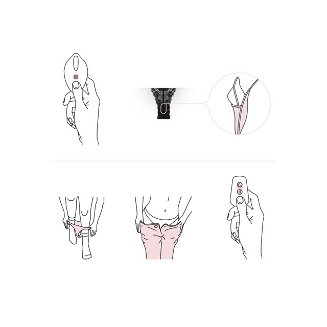Trådløs Fjernkontroll - Vibrating Briefs