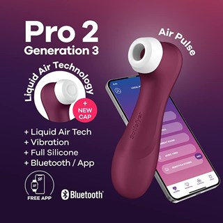 Pro 2 Generation 3 With Liquid Air With Bluetooth App - Red