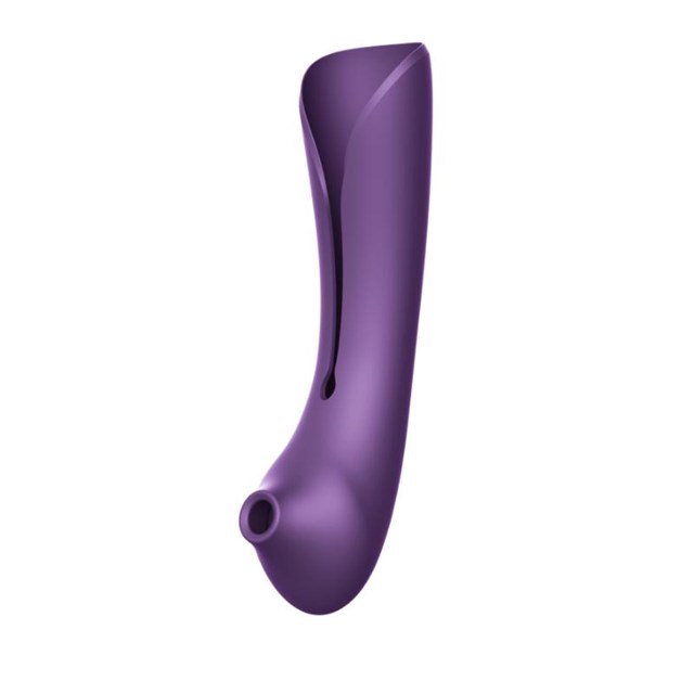 Queen G-punktvibrator med Pulse Wave & Sugefunksjon - Lilla