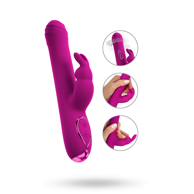 Rabbit Vibrator with Rotation & Thrust Function