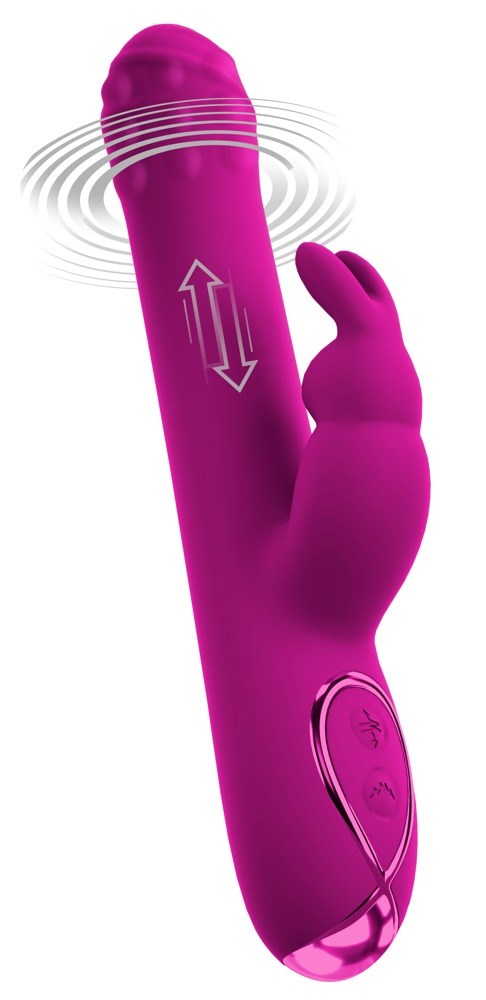 Rabbit Vibrator with Rotation & Thrust Function