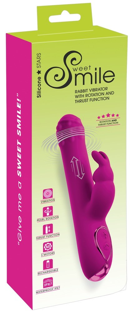 Rabbit Vibrator with Rotation & Thrust Function