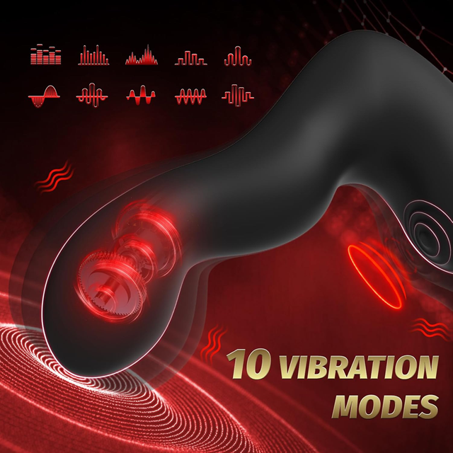 RC Inflatable Vibrating Prostate Massager
