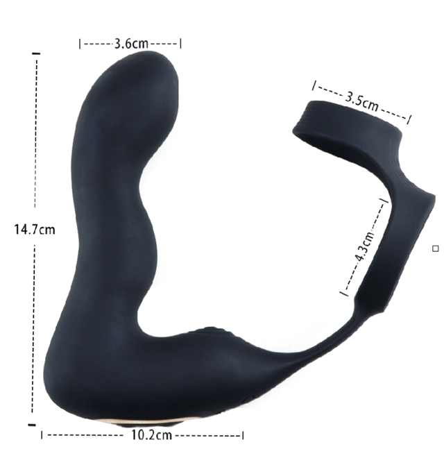 RC Inflatable Vibrating Prostate Massager