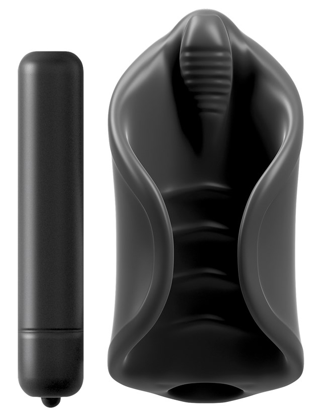 Vibrating Silicone Stroker