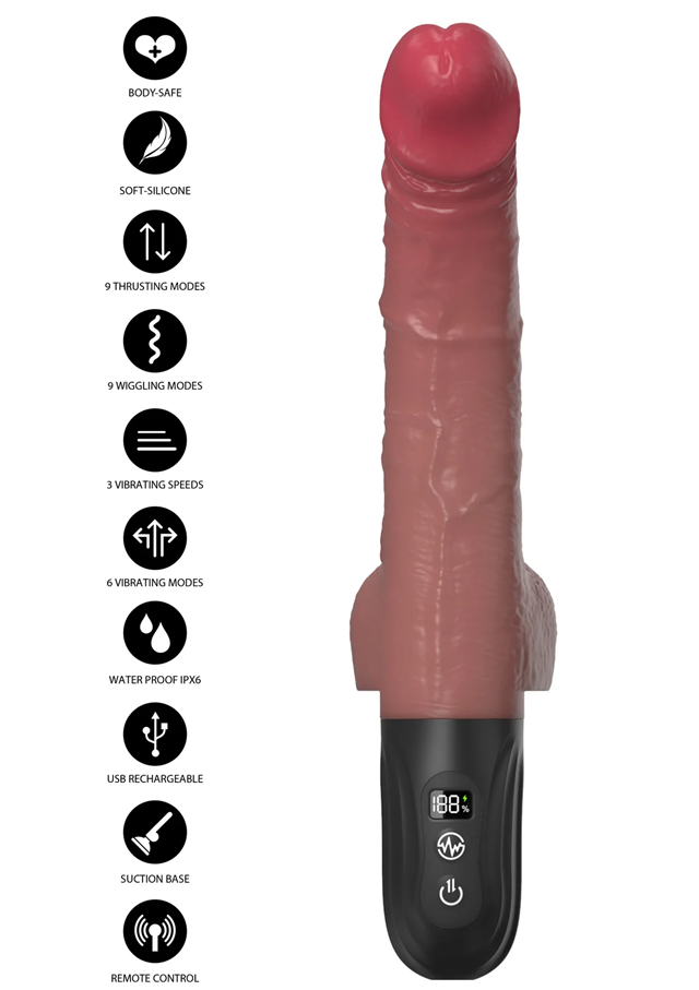 Realistic Thrusting & Wiggling Vibrator