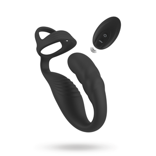 Cock Ring With Rc Prostate Plug