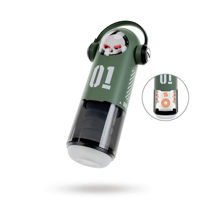SKULL Masturbator with 3 Functions
