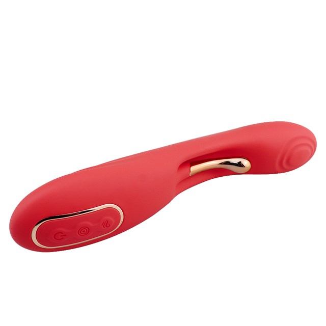 Luxury Red & Gold Flapping Vibrator