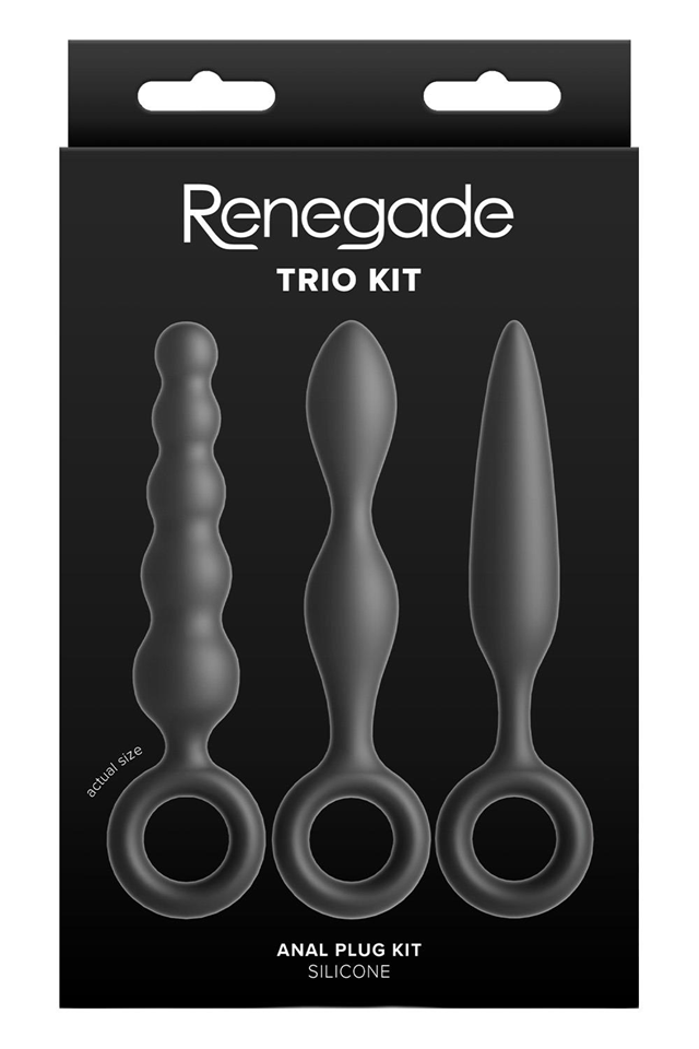 Renegade Trio Kit Silicone Anal Plug Set
