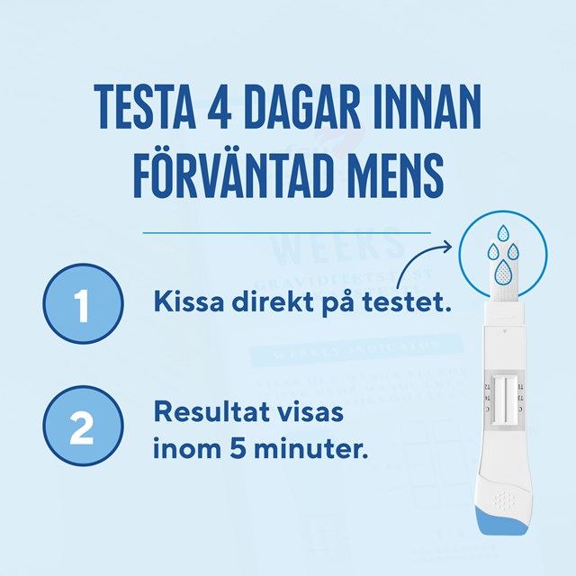 RFSU Weeks – Graviditetstest med ukeindikator 2 stk