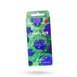 Rfsu Stimulate - Stimulerende Kondomer 8-pack
