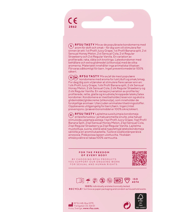 RFSU Tasty – kondomer med smak og duft