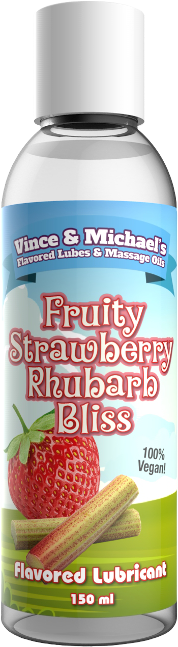 FLAVORED LUBRICANT - FRUITY STRAWBERRY RHUBARB BLISS