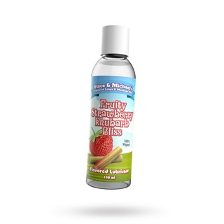 Flavored Lubricant - Fruity Strawberry Rhubarb Bliss