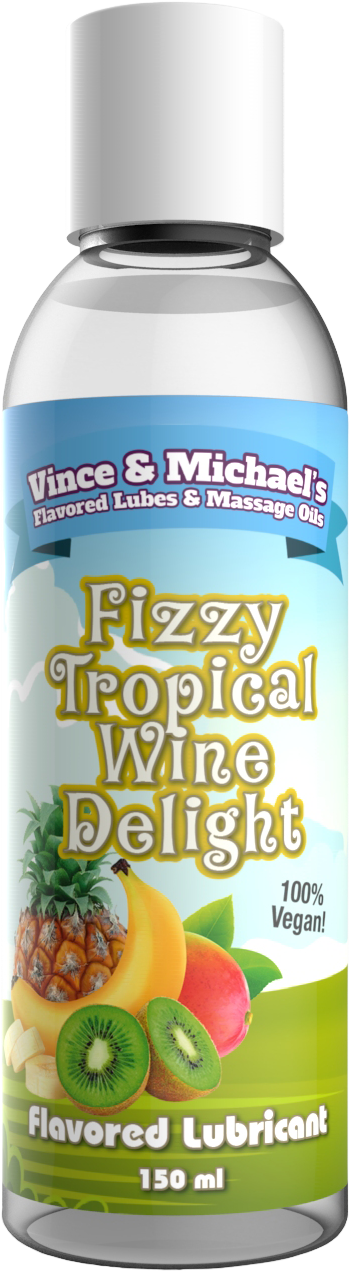 FLAVORED LUBRICANT - FIZZY TROPICAL WINE DELIGHT