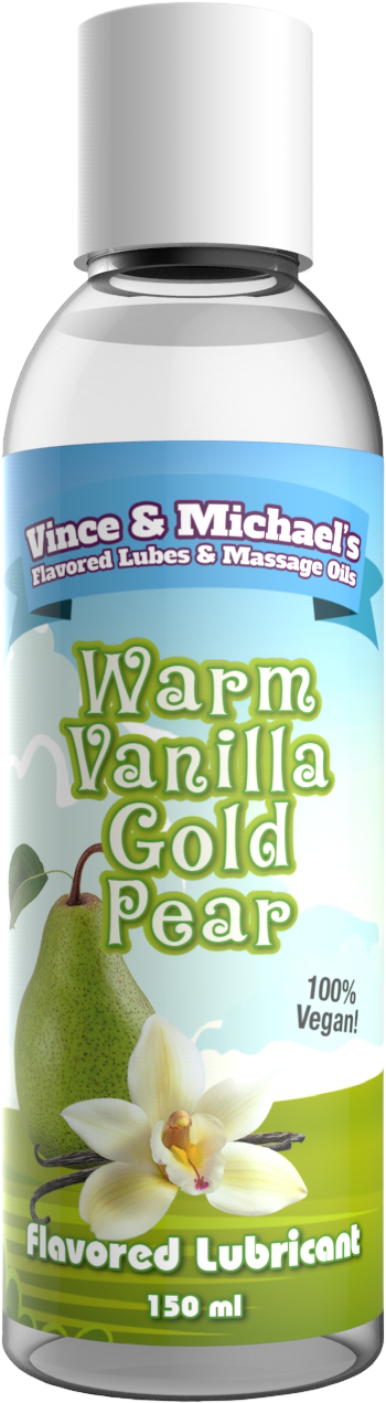 FLAVORED LUBRICANT - WARM VANILLA GOLD PEAR