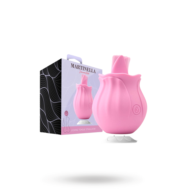 Rose Stimulator With Licking Tongue