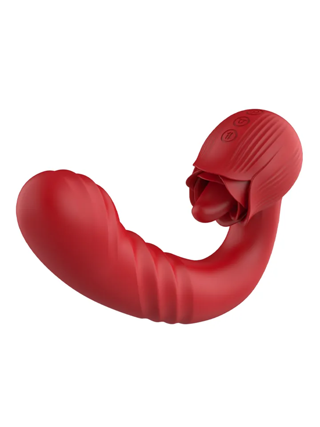 Rose Thrusting Vibrator