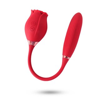 Red Rose Suction + Vibrating Bullet