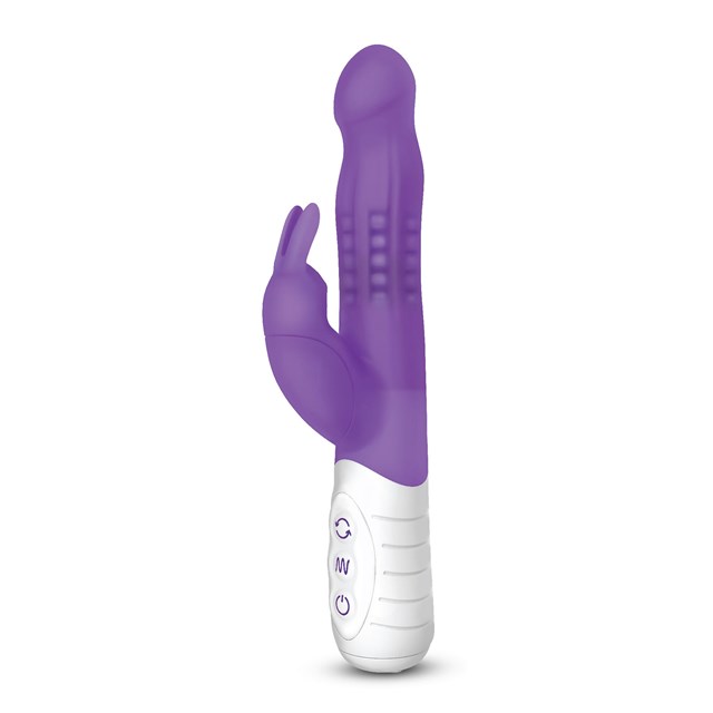 Rotating Beads Rabbit Purple - 7 Function