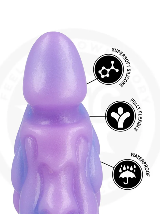 Sapphire Lunar Glow Dildo 18,5 cm