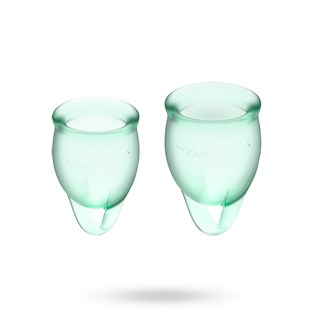 Satisfyer Feel Confident Menskopp - Lyse Grønn