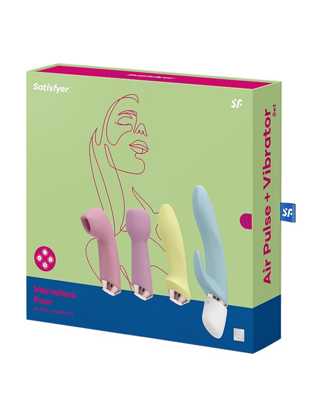 Satisfyer Marvelous Four - Vibrator & Air Pulse Set