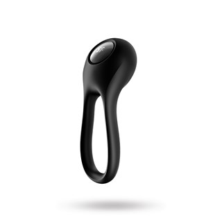 Majestic Duo Ring Vibrator - Black