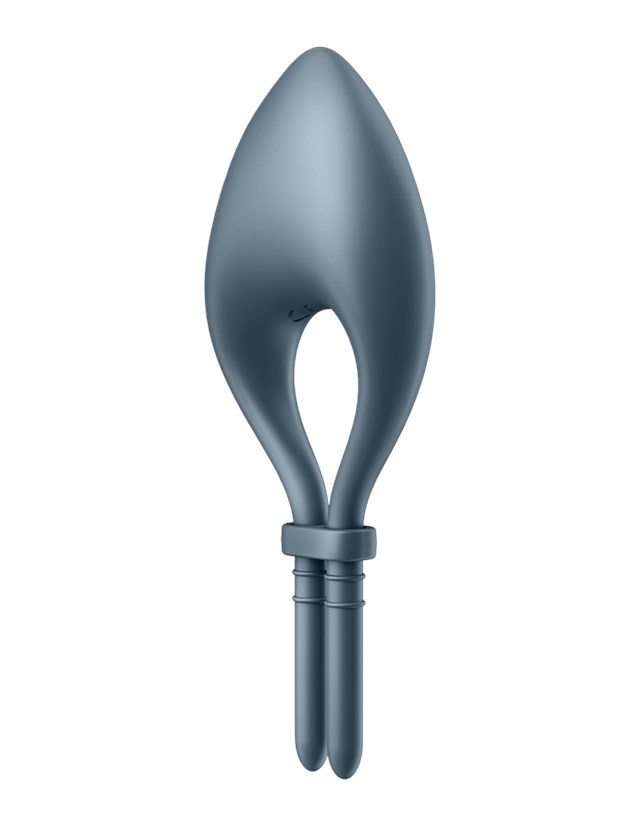 Satisfyer Bullseye Cockring Vibrator - Dark Blue