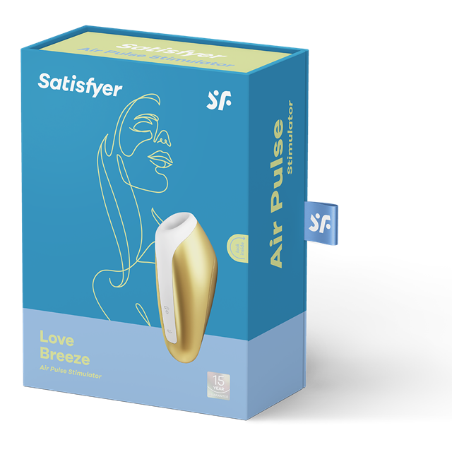 Love Breeze Air Pulse Lufttrykkvibrator - Gul