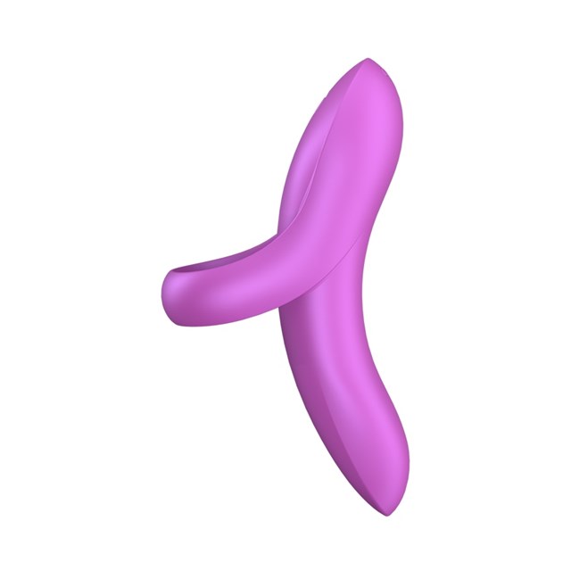 SATISFYER Bold Lover Finger Vibrator - Mørk rosa