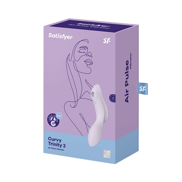 Satisfyer Curvy Trinity 2 - Lilla