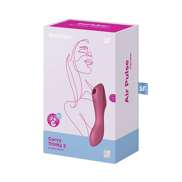 Satisfyer Curvy Trinity 3 - Rød