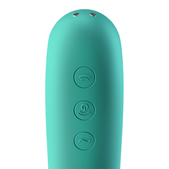 Satisfyer Dual Kiss - Grønn