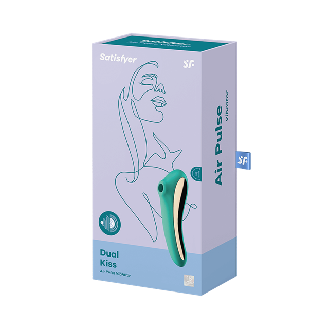 Satisfyer Dual Kiss - Grønn