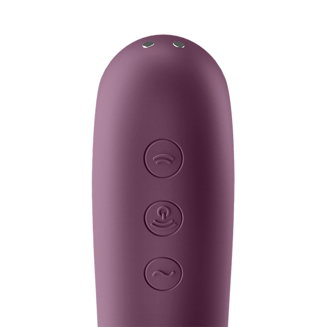 Satisfyer Dual Kiss - Vinrød
